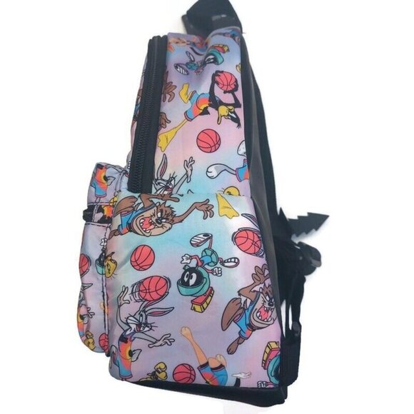 Bioworld Space Jam A New Legacy MINI Backpack Pink Multi-Color 11" x 9" - Picture 3 of 6